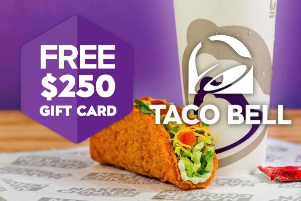 Free Taco Bell Gift Card Giveaway 2022 (20 Winners)