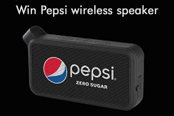Pepsi Zero Sugar Sweepstakes: Win Wireless Speaker (150 Winners)