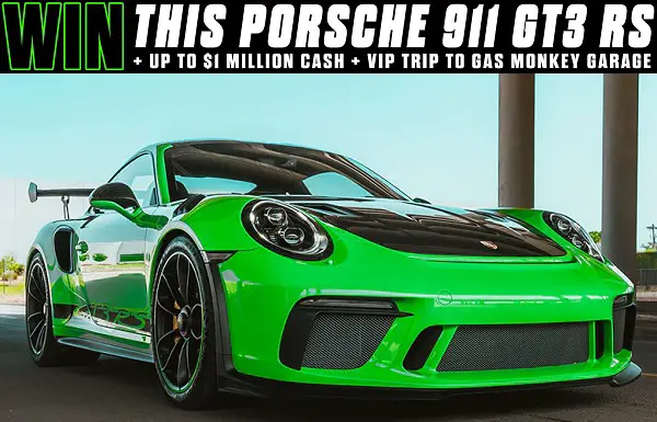 Gas Monkey Garage Giveaway: Win a 2019 Porsche 911 GT3RS and Trip to Richard Rawlings Personal Garage