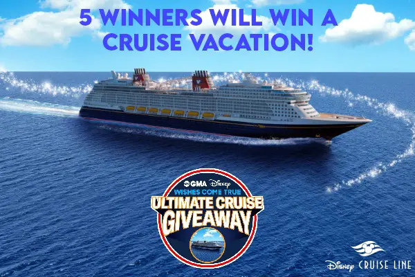 GMA Disney Cruise Vacation Giveaway: Win A Family Vacation (5 Winners)