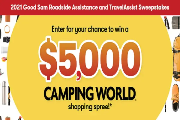 GoodSam $5000 Camping World Shopping Spree Giveaway