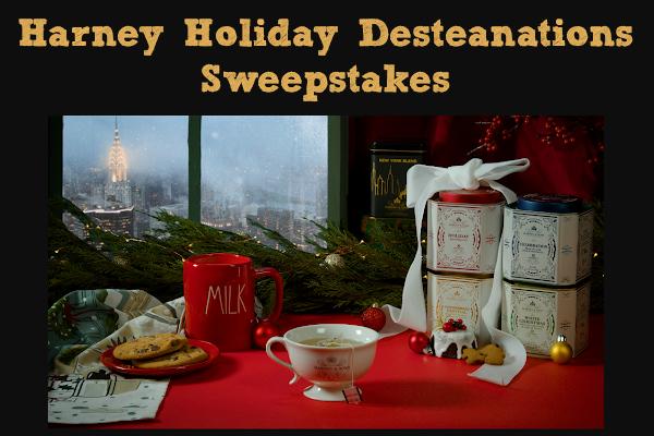 Harney & Sons Fine Teas Holiday Desteanations Sweepstakes