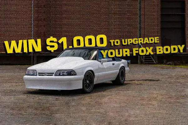 Holley - Upgrade Your Fox Body Sweepstakes