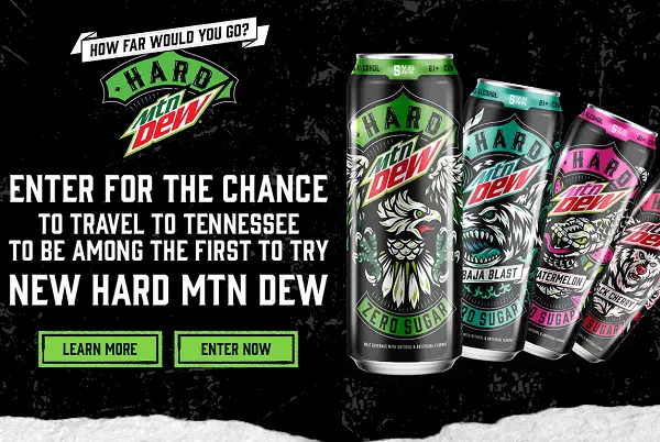 How Far For Hard MTN Dew Contest: Win Trip to Nashville