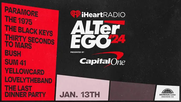 iHeartRadio ALTer EGO Flyaway Sweepstakes: Win a Trip to Los Angeles Music Concert