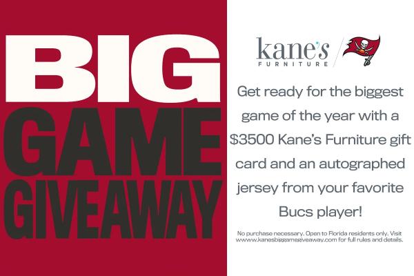 Kane’s Furniture Big Game Giveaway