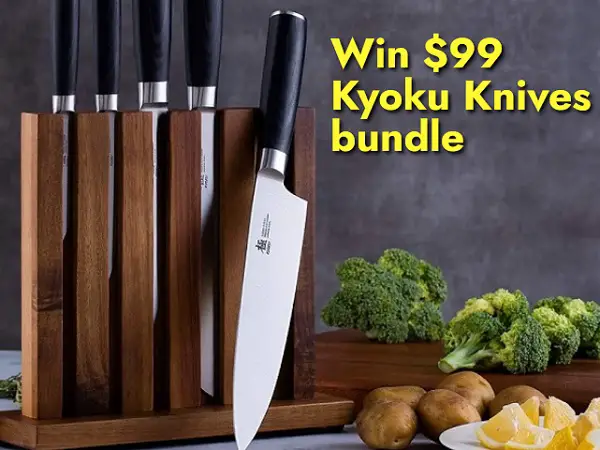 Win a Free Kyoku Knives Bundle Worth $99