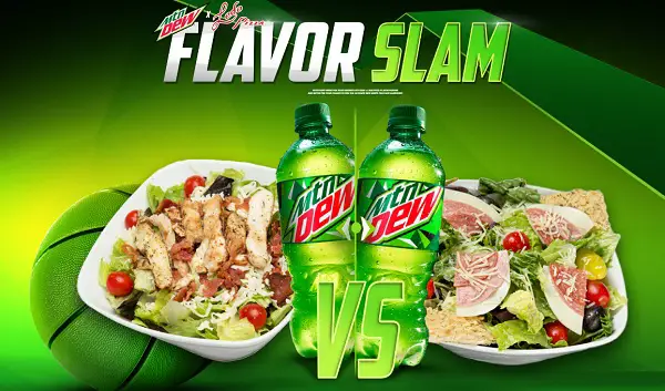 Mountain Dew Ledo Pizza Flavor Slam Sweepstakes