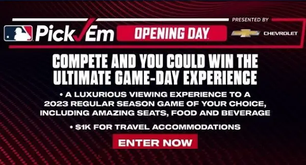 MLB Opening Day Pick ’em Sweepstakes 2023: Win MLB Game Tickets