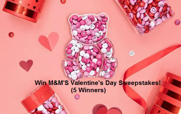 M&M'S Valentine's Day Sweepstakes: Win $500 Gift Card & More (5 Winners)
