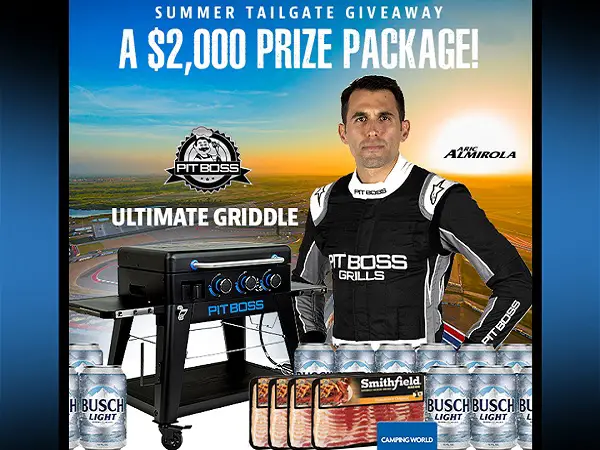 Win A $2,000 Tailgate Package in Nascar Giveaway