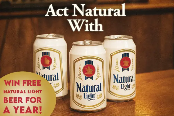 Win Free Natural Light Beer For A Year