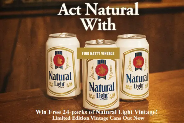 Natural Light Sweepstakes 2022: Win Free Vintage Beer & Free Haircuts (700+ Winners)