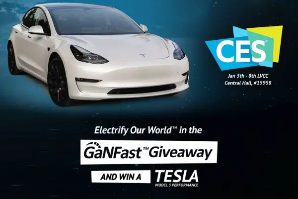 Navitas Semiconductor Electric Car Sweepstakes: Win A 2022 Tesla Model 3 Performance