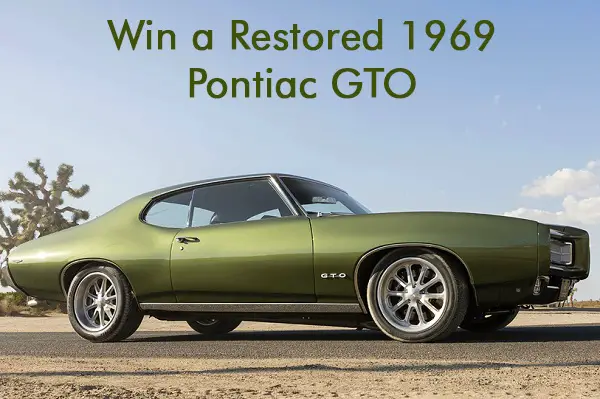 Win a Restored 1969 Pontiac GTO from Omaze