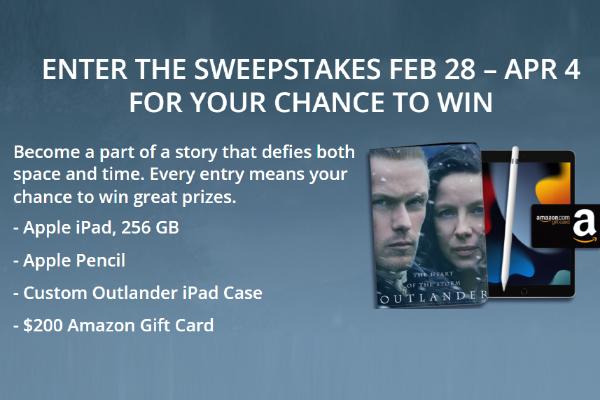 Starz Outlander Sweepstakes