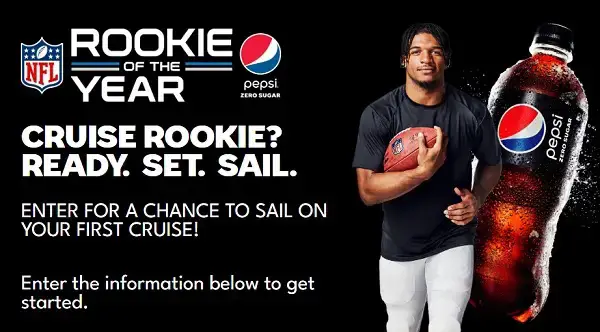 Pepsi Rookie Cruise Sweepstakes: Win Free Cruise Vacation (15 Winners)