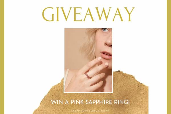 Pink Sapphire Ring Giveaway