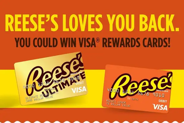 Reese’s Lovers Sweepstakes: Win Visa Rewards Cards (10010 Winners)