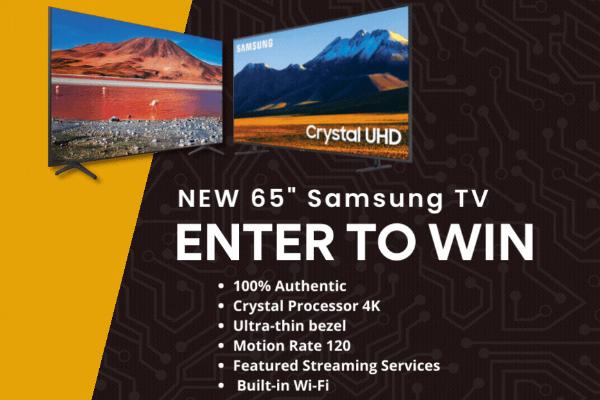 Win 65” Samsung TV Giveaway
