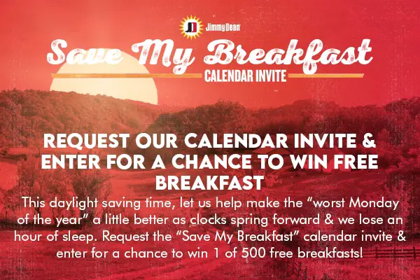 Win Jimmy Dean Breakfast Product Coupon (500 Winners)