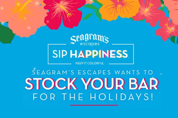 Seagram's Escapes Your Home Bar Sweepstakes: Win $500 Gift Card or Cash