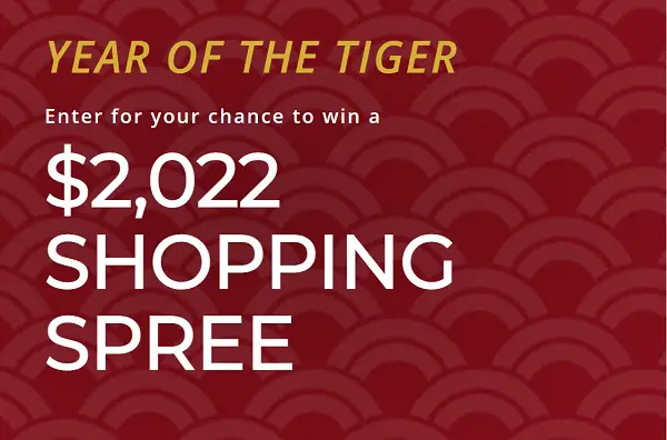 Win $2022 Shopping Spree Gift Card Giveaway