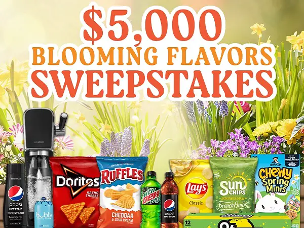 Tasty Rewards Spring Sweepstakes: Win $5000 Cash!