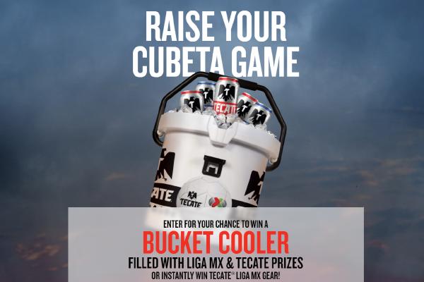 Win Bucket Cooler Filled with Liga Mx & Tecate Prizes Or Instantly Win Tecate Liga Mx Gear!