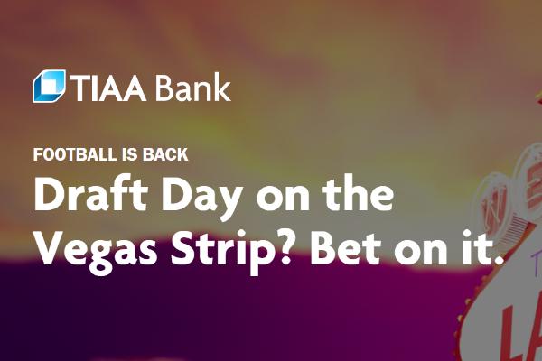 TIAA Bank Draft Day Sweepstakes: Win Trip to NFL Draft in Las Vegas