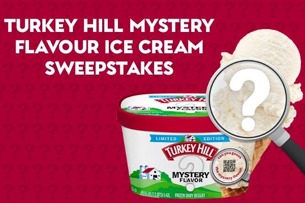 Turkey Hill Mystery Flavour Ice Cream Sweepstakes (56 Winners!)