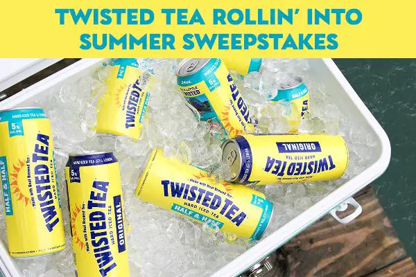 Twisted Tea Rollin’ Into Summer Sweepstakes (20 Winners!)