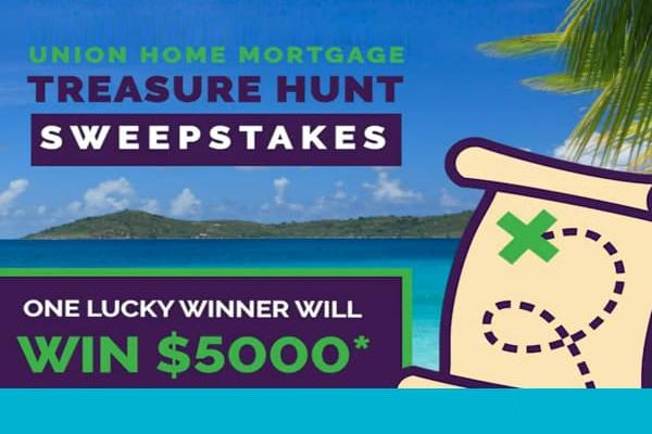 The Union Home Mortgage Treasure Hunt Sweepstakes