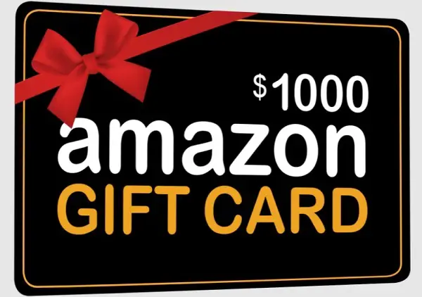 Win $1000 Free Amazon Gift Card