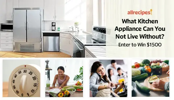 Allrecipes Kitchen Appliance Quiz Sweepstakes: Win $1500 cash