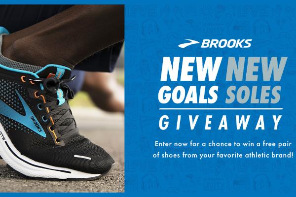 New Goals Sweepstakes: Win Brooks Running Shoes (8 Winners)