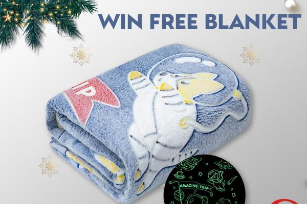 Christmas Specials Lucky Draw Event: Win free Blanket (100 Winners)