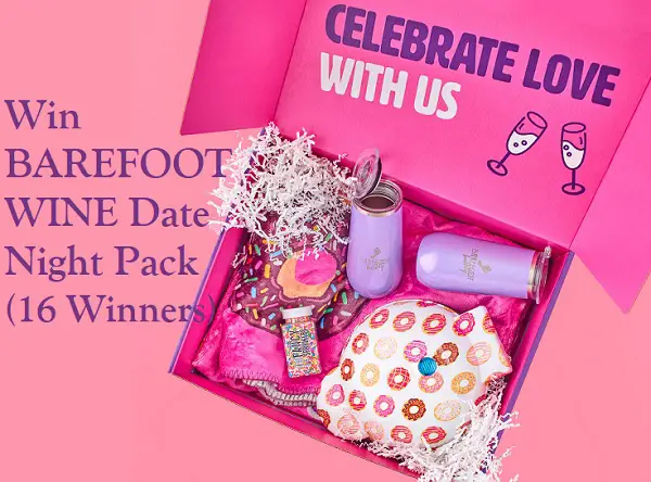 Win Free Barefoot Wine Date Night Box (16 Winners)
