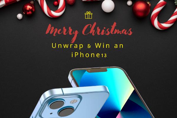 Unwrap and Win an iPhone13