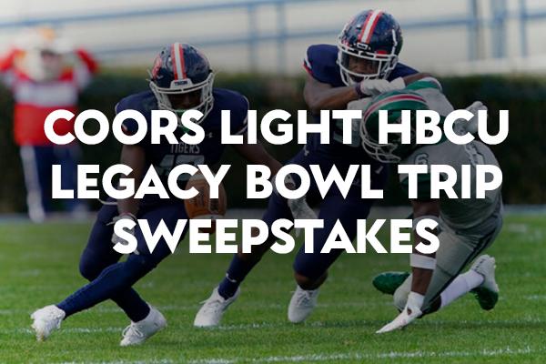 Coors Light - Win Legacy Bowl Trip Sweepstakes