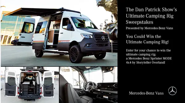 Fox Sports Radio Dan Patrick Show Sweepstakes: Win a Mercedes-Benz Van