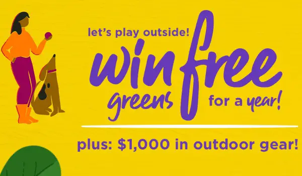 Win Free Greens for a Year from Organicgirl! (20 Winners)