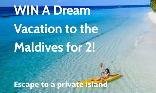 Win a Dream Vacation to the Maldives For Two!