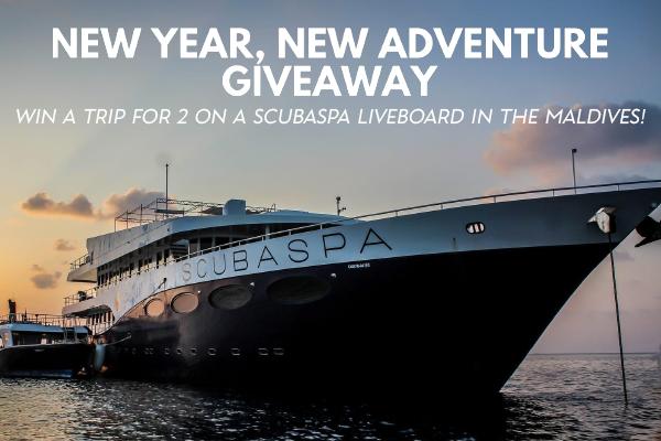 New Year New Adventure Giveaway: Win a trip on Scubaspa Liveaboard in the Maldives