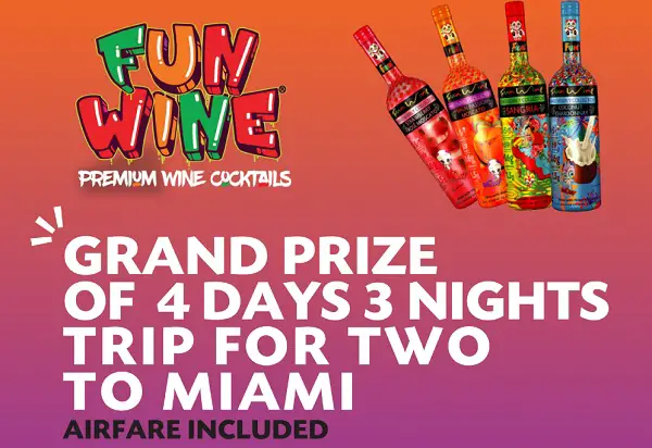 Fun Wine Fool’s for Fun Giveaway: Win A Trip To Miami