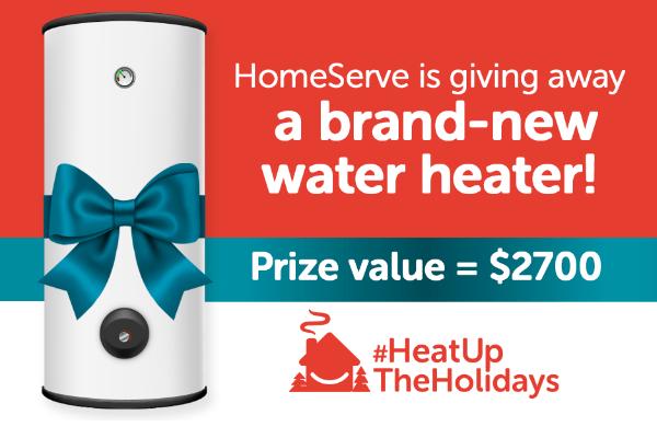 HeatUp The Holidays Sweepstakes: Win Water Heater Worth $2700