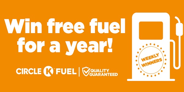 Win Fuel Circle K Sweepstakes: Win Free Fuel for A Year (144 Winners)