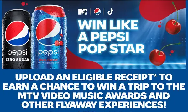 Win Like A Pepsi Popstar Sweepstakes: Win 1 of 3 Free Trips (23 Winners)