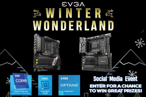 EVGA Winter Wonderland Social Media Event Sweepstakes