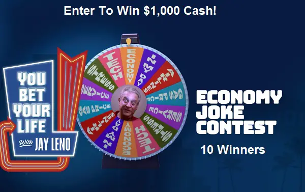 You Bet Your Life Economy Joke Contest: Win $1,000 Cash (10 Prizes)